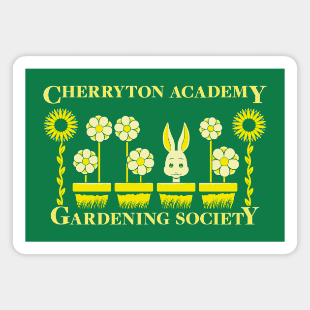 Cherryton Academy Gardening Society Magnet by DCLawrenceUK